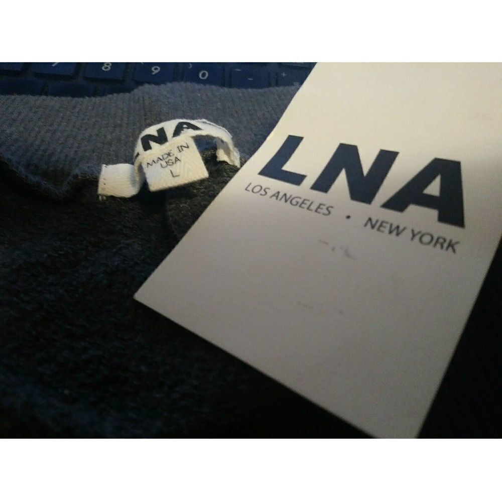 LNA Sweatpants Split Front Pockets Gray Size L - Picture 7 of 8
